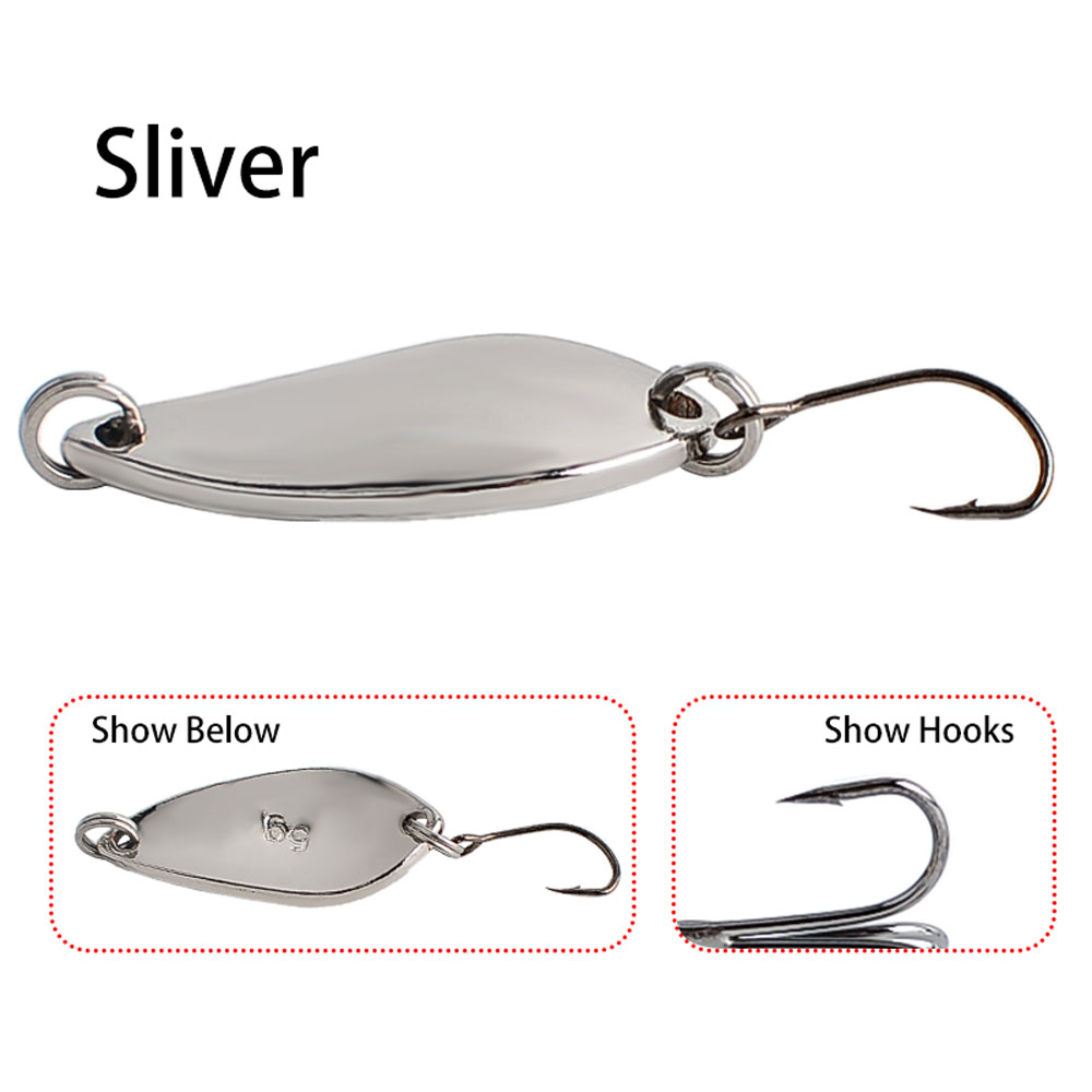 12pcs Metal Spoon Spinner Lure - Fishing Lure Crankbait avaliação e preço