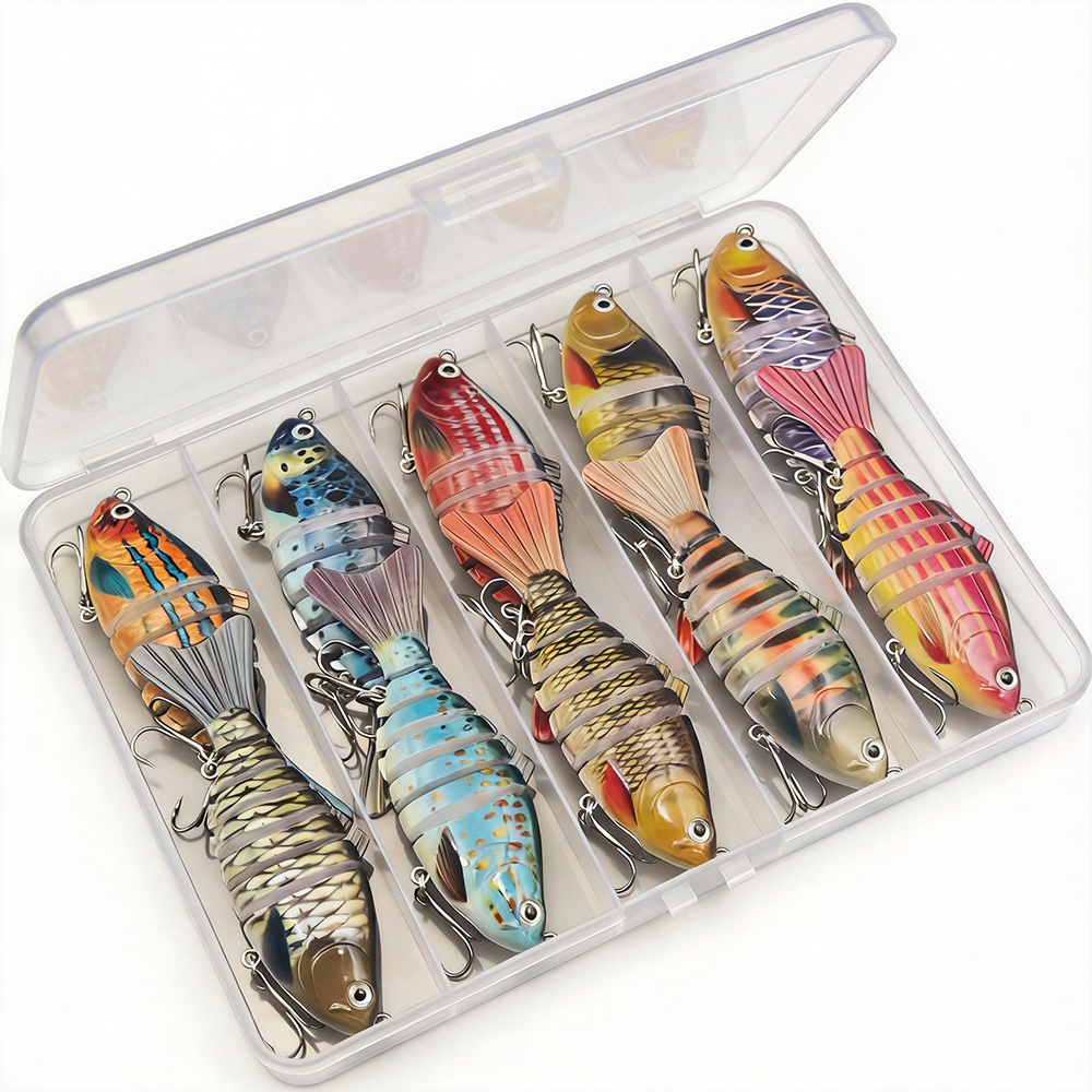 10 pcs Multi-Joint Swimbait Fi - Fishing Lure Popper avaliação e preço