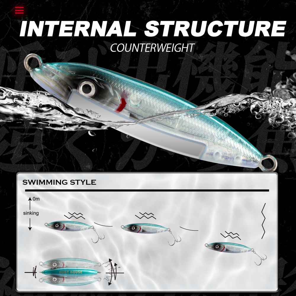Hunthouse Fishing Slow Sinking - Fishing Lure Buzzbait avaliação e preço