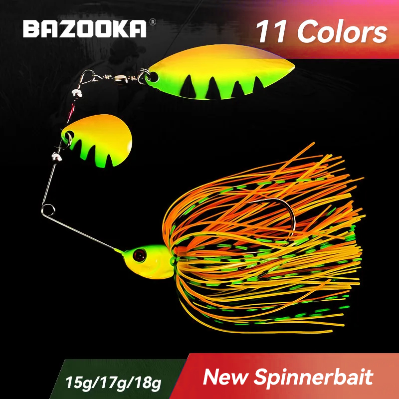 Bazooka 15g 18g Spinnerbait Fi - Fishing Lure Spinnerbait avaliação e preço