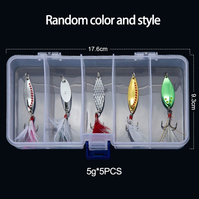 Metal Spoon Spinner Fishing Lu - Fishing Lure Spinnerbait avaliação e preço