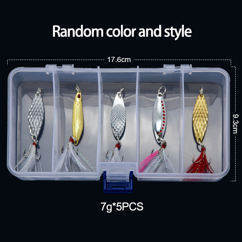 Metal Spoon Spinner Fishing Lu - Fishing Lure Spinnerbait avaliação e preço