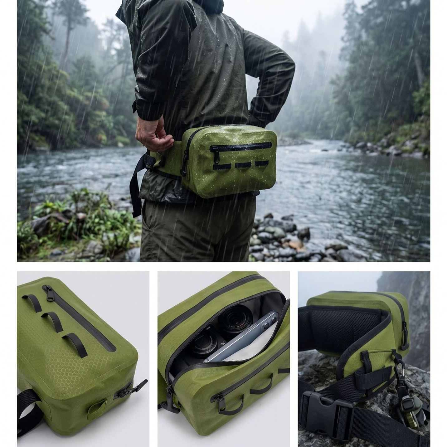 Waist Bag Lure Bag Multifuncti - Fishing Lure Box avaliação e preço
