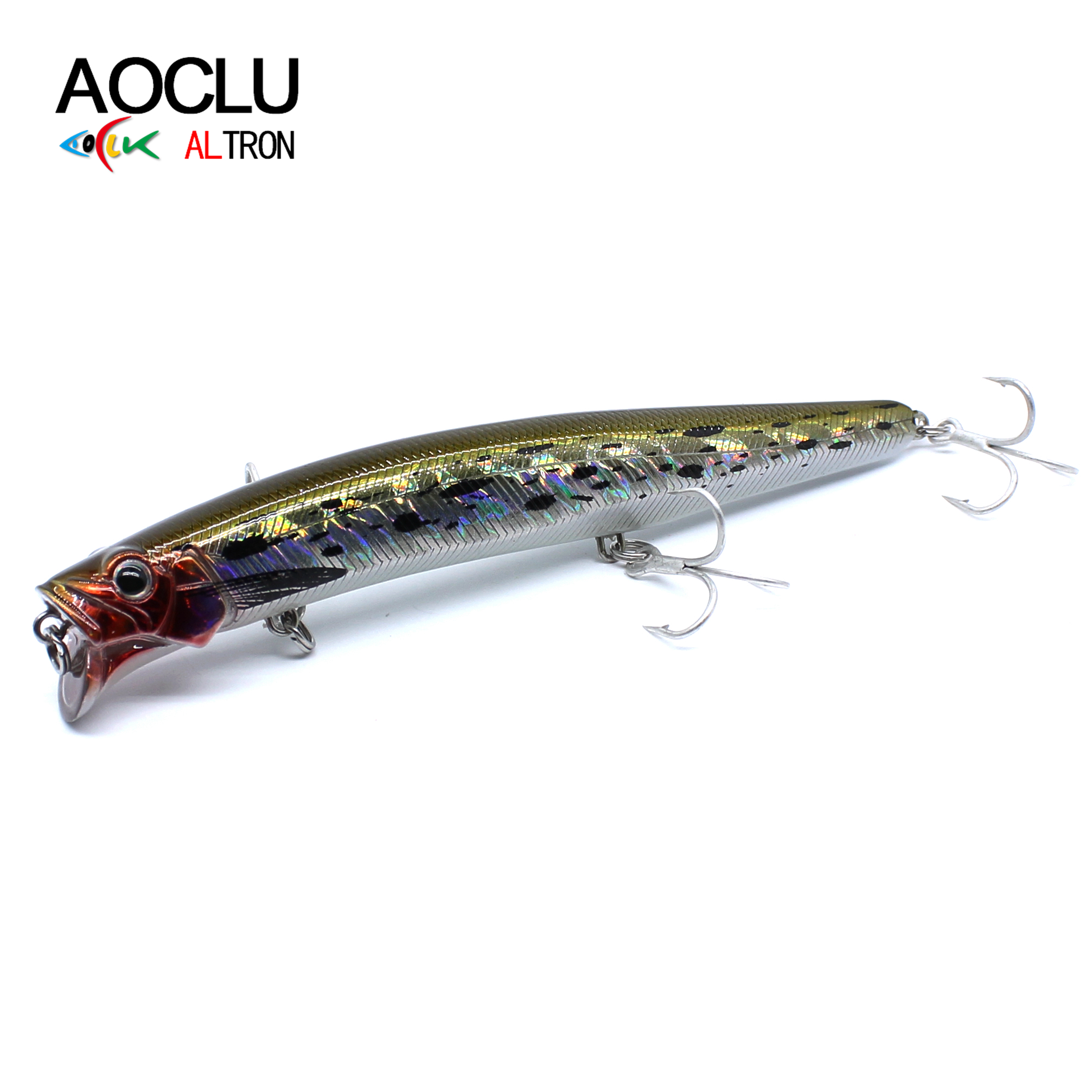 AOCLU Jerkbait Floating Wobble - Fishing Lure Popper avaliação e preço