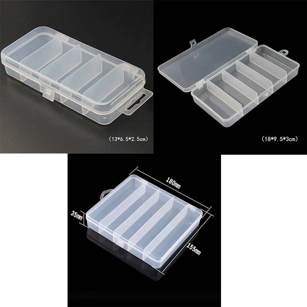 1/3pcs 3 Sizes of Plastic Fish - Fishing Lure Box avaliação e preço