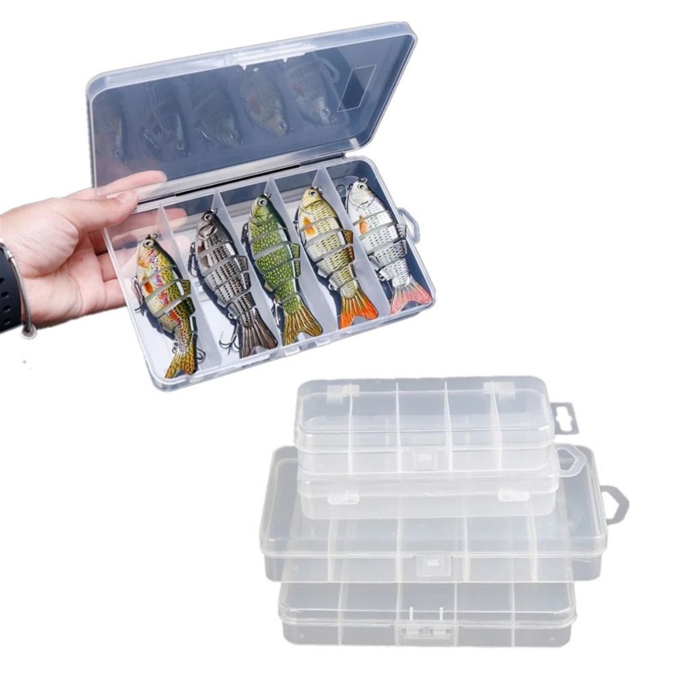 1/3pcs 3 Sizes of Plastic Fish - Fishing Lure Box avaliação e preço