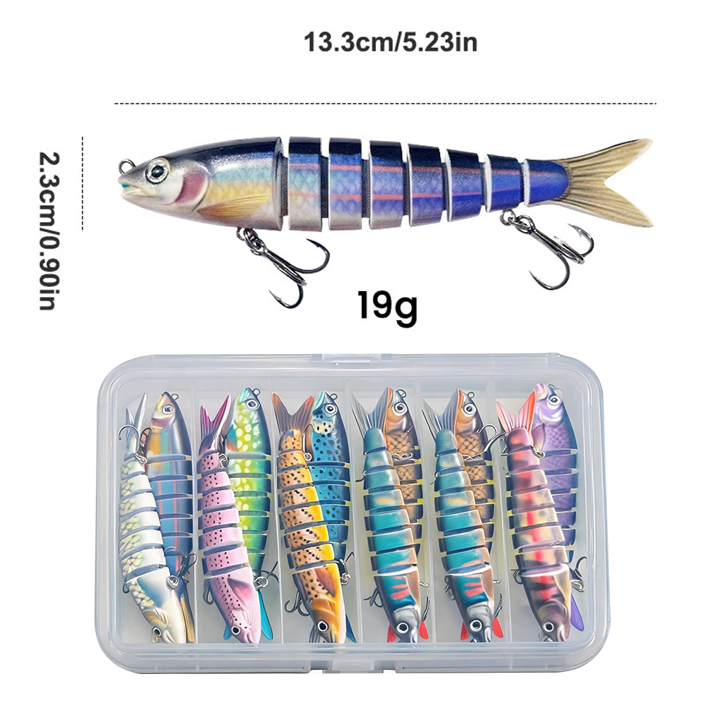 10 pcs Fishing Lures for Bass  - Fishing Lure Swimbait avaliação e preço