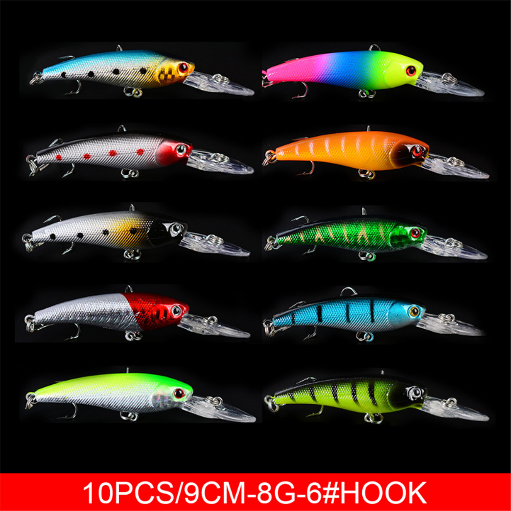20pcs/lot Minnow Fishing Lures - Fishing Lure Crankbait avaliação e preço