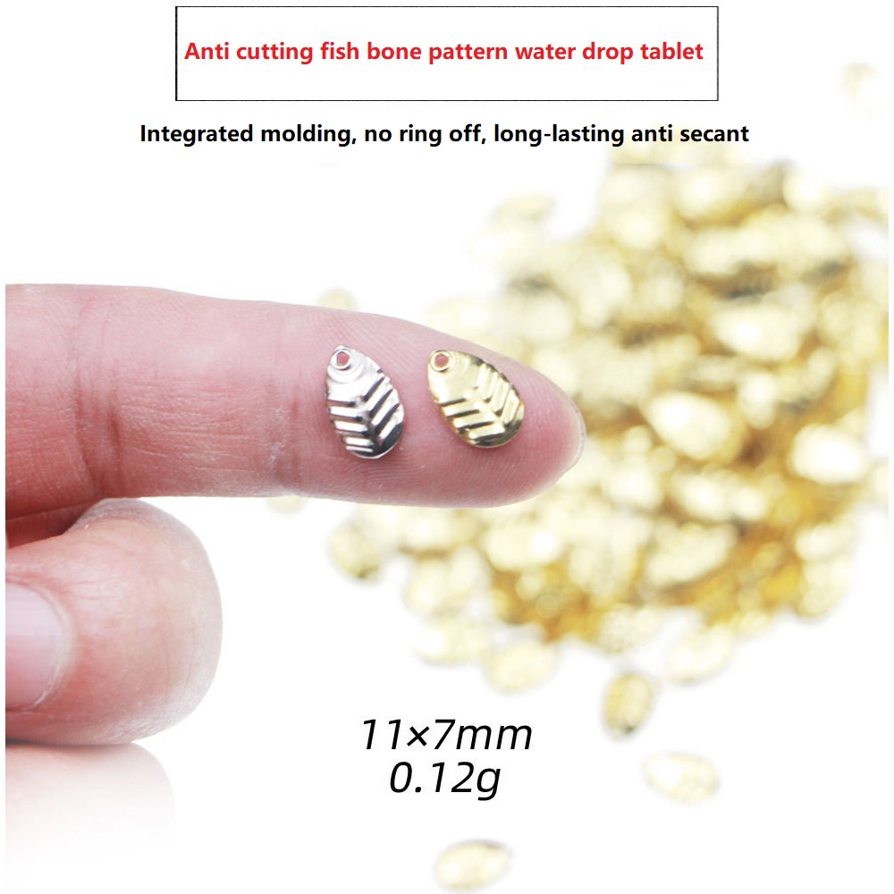 50Pcs/lot DIY Fishing Spinner  - Fishing Lure Accessories avaliação e preço