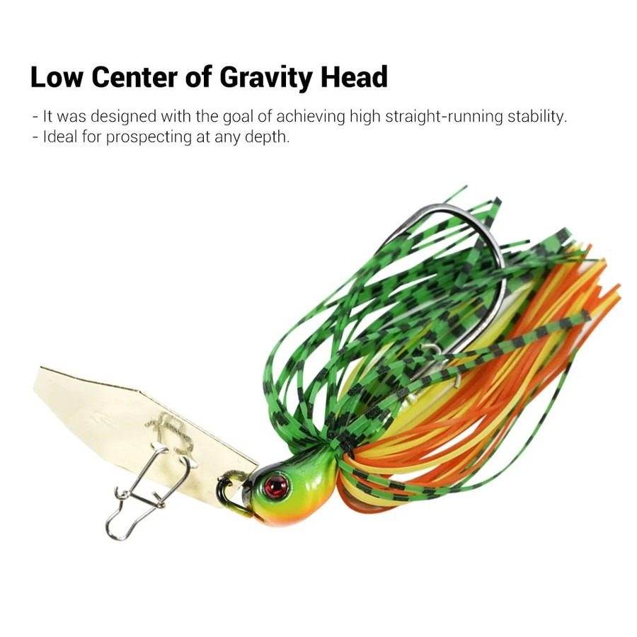 Noeby Chatterbait Bladed Jig 1 - Fishing Lure Blade Bait avaliação e preço