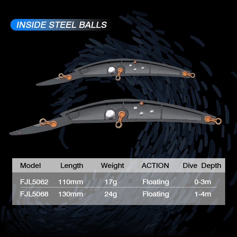 FJORD Floating Fishing Lure 11 - Fishing Lure Jerkbait avaliação e preço