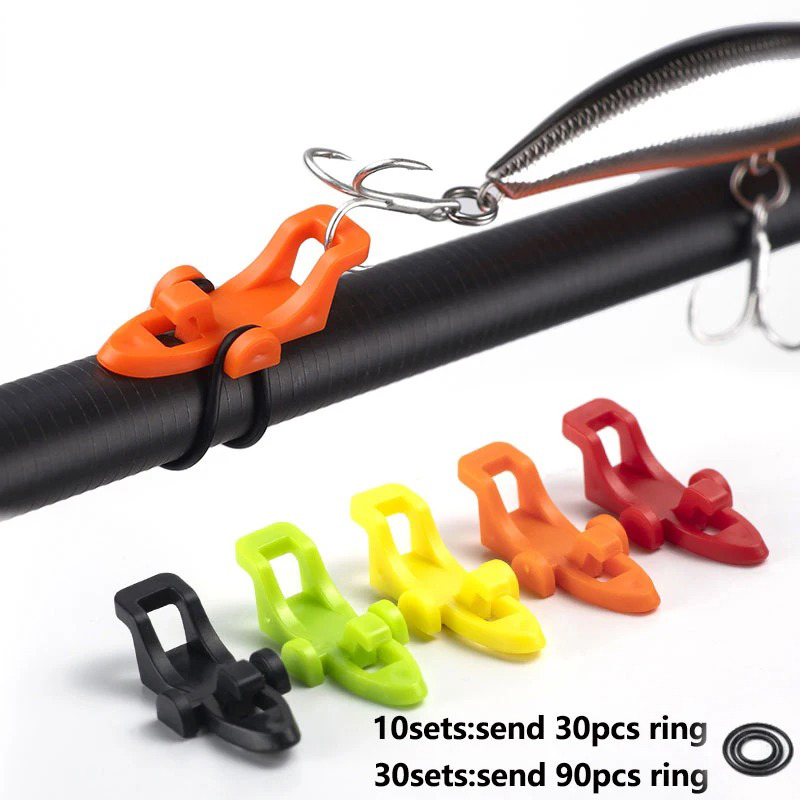 1-10pcs Fishing Rod Pole Hook  - Fishing Lure Accessories avaliação e preço