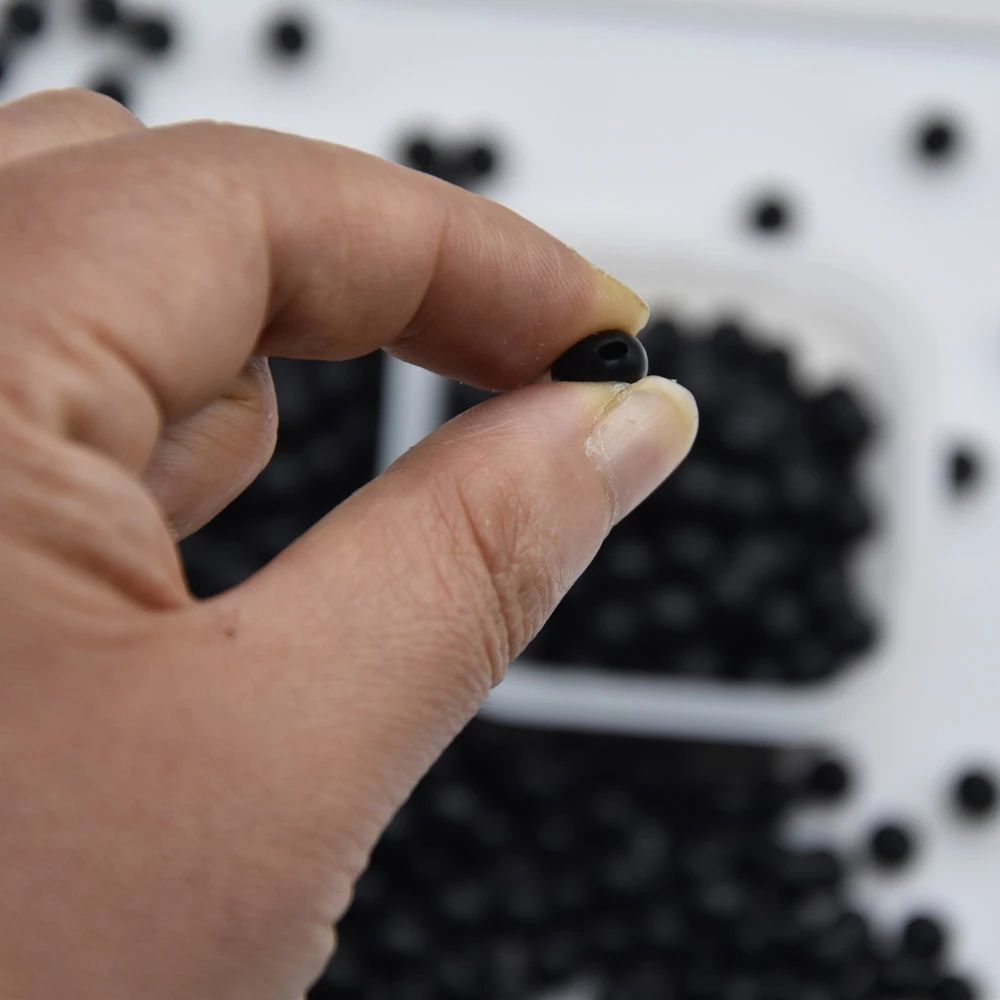 100pcs/lot Fishing Beads Space - Fishing Lure Soft Plastic avaliação e preço