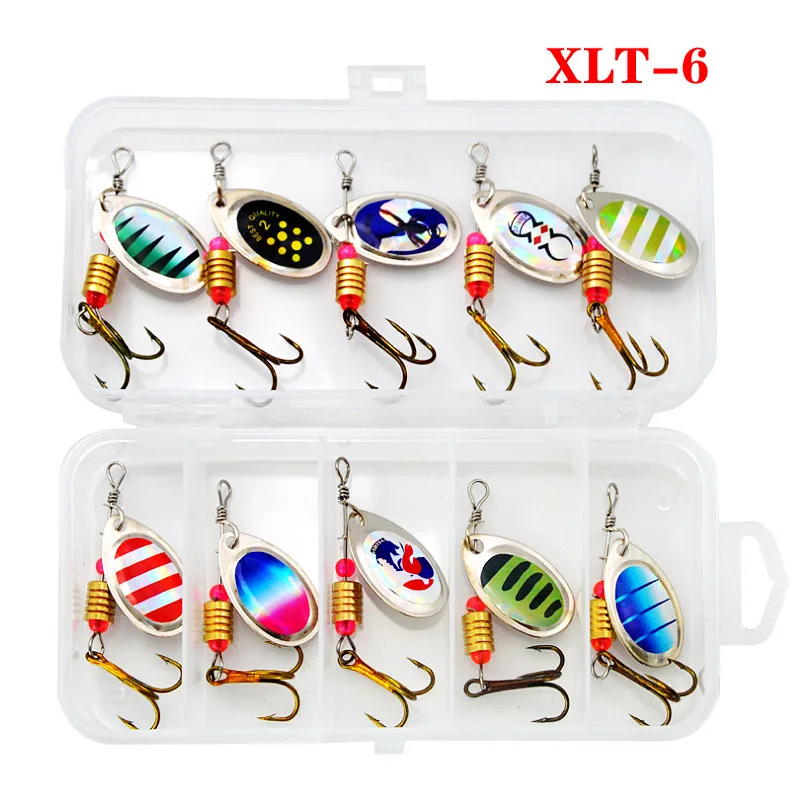 Newest Metal Spoon Spinner Fis - Fishing Lure Spinnerbait avaliação e preço