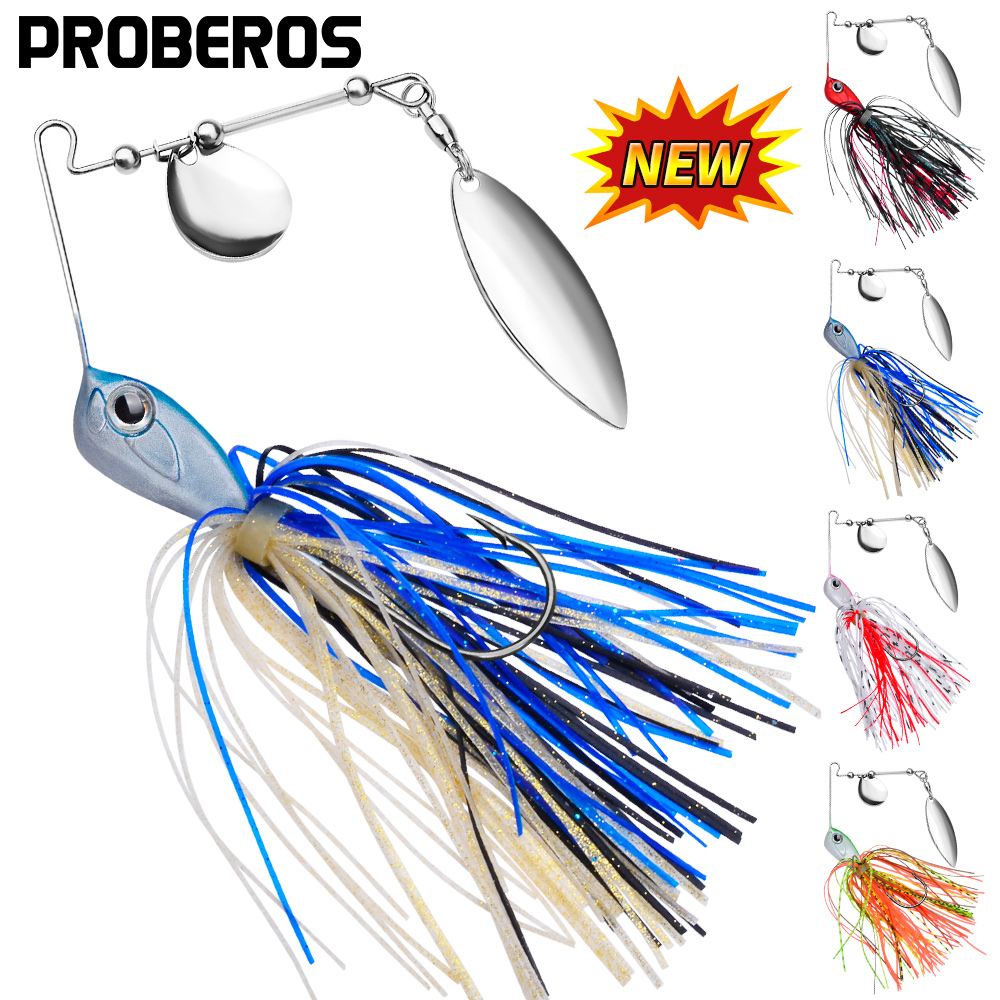 Proberos 10/14g Spinner Bait F - Fishing Lure Blade Bait avaliação e preço