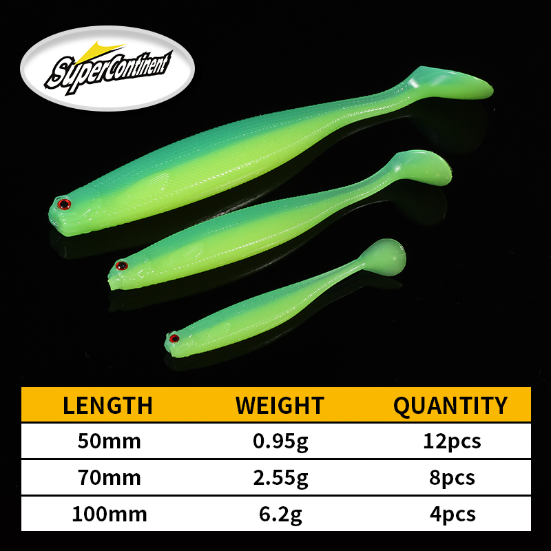 2022 Supercontinent ShadTeez 5 - Fishing Lure Soft Plastic avaliação e preço