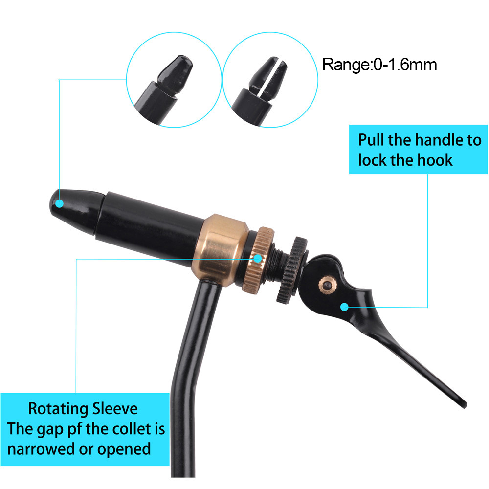 Rotary Fly Tying Vise Tool Saf - Fishing Lure Making Kit avaliação e preço