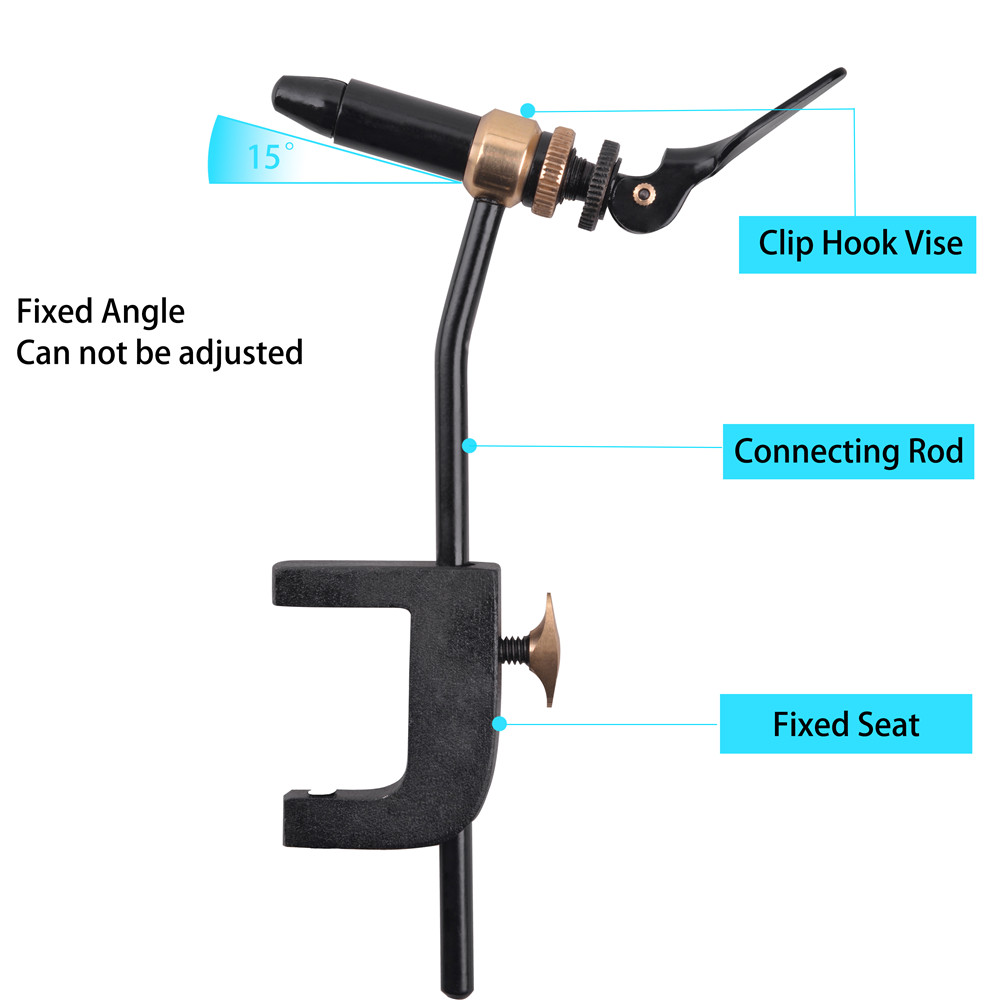 Rotary Fly Tying Vise Tool Saf - Fishing Lure Making Kit avaliação e preço