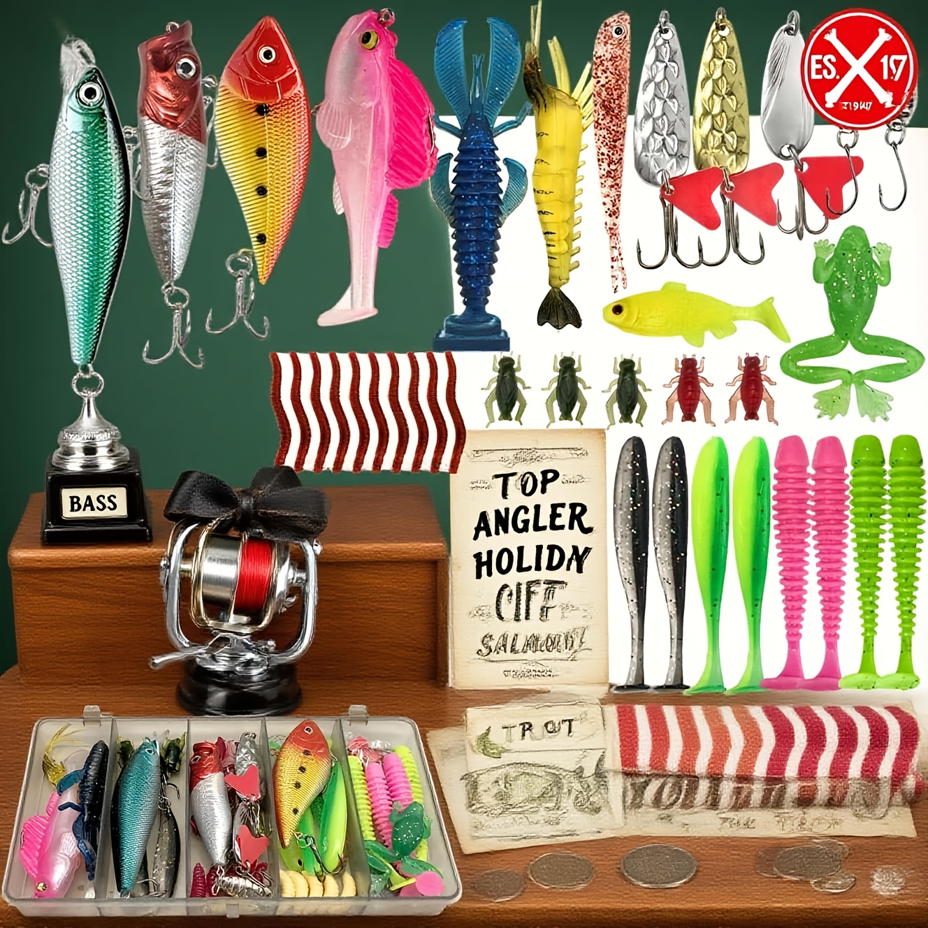 133Pcs Premium Fishing Lures T - Fishing Lure Jig avaliação e preço