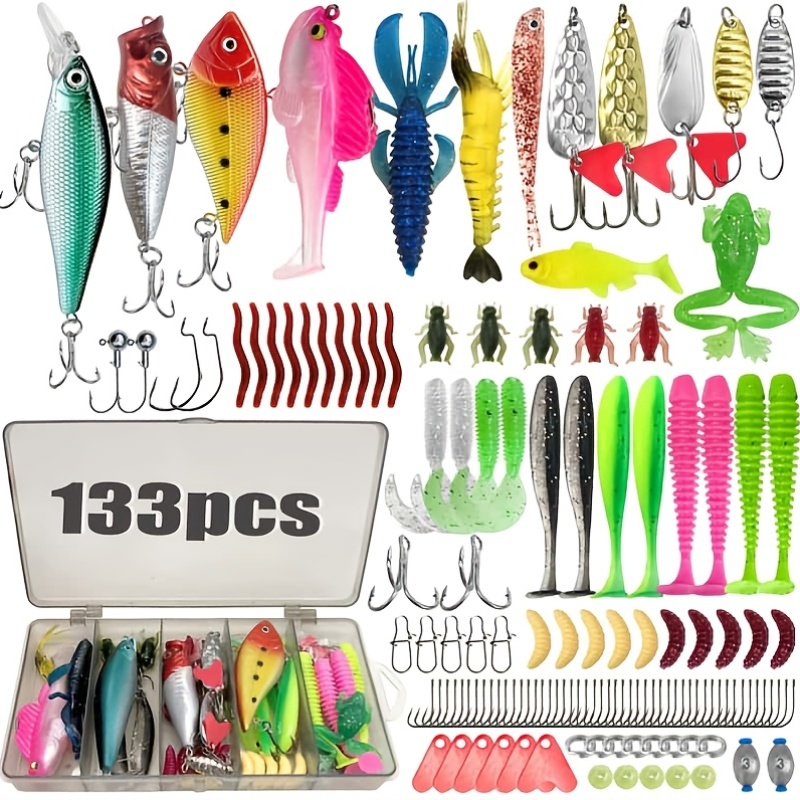 133Pcs Premium Fishing Lures T - Fishing Lure Jig avaliação e preço