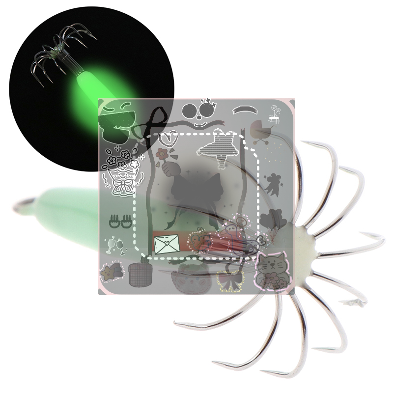 1PC Luminous Fishing Lures Bai - Fishing Lure Jig avaliação e preço