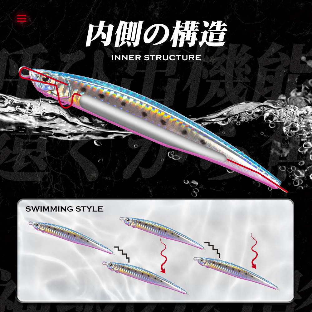 Hunthouse Jerk Press Bait Sink - Fishing Lure Jerkbait avaliação e preço