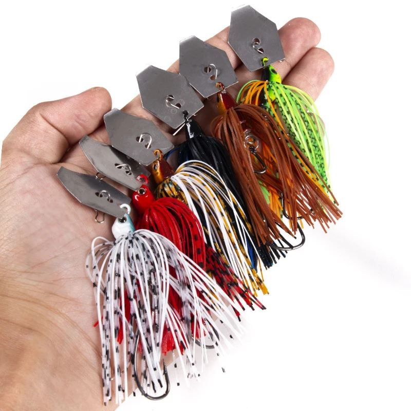 6 Pcs/Set Chatterbait Fishing  - Fishing Lure Buzzbait avaliação e preço