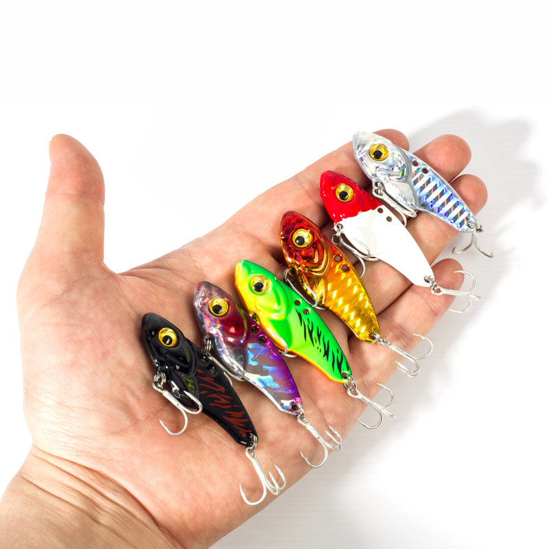 6PCS Metal VIB Lure 5g 7g 10g  - Fishing Lure Swimbait avaliação e preço