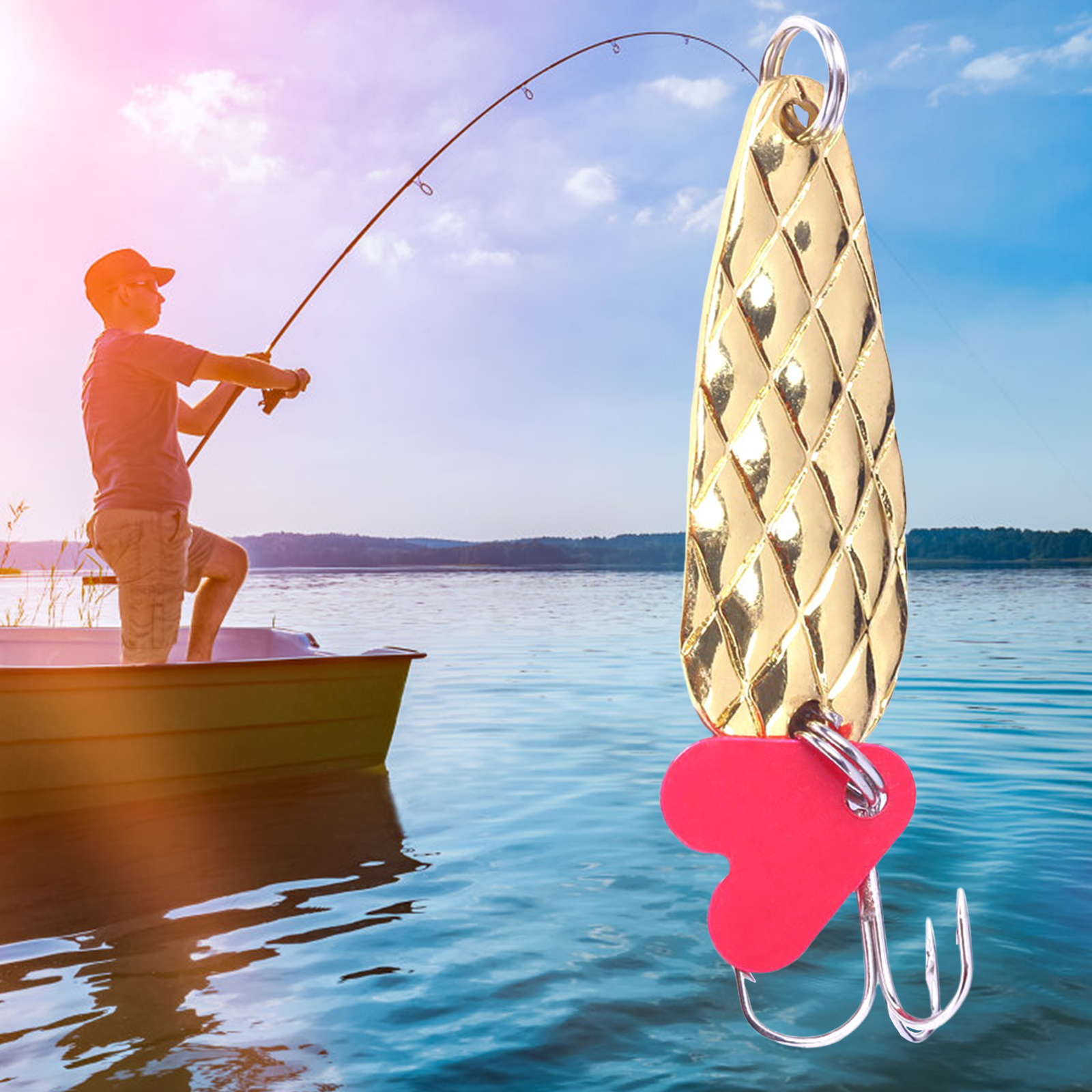 Metal Spoons Fishing Lures 9g  - Fishing Lure Spoon avaliação e preço