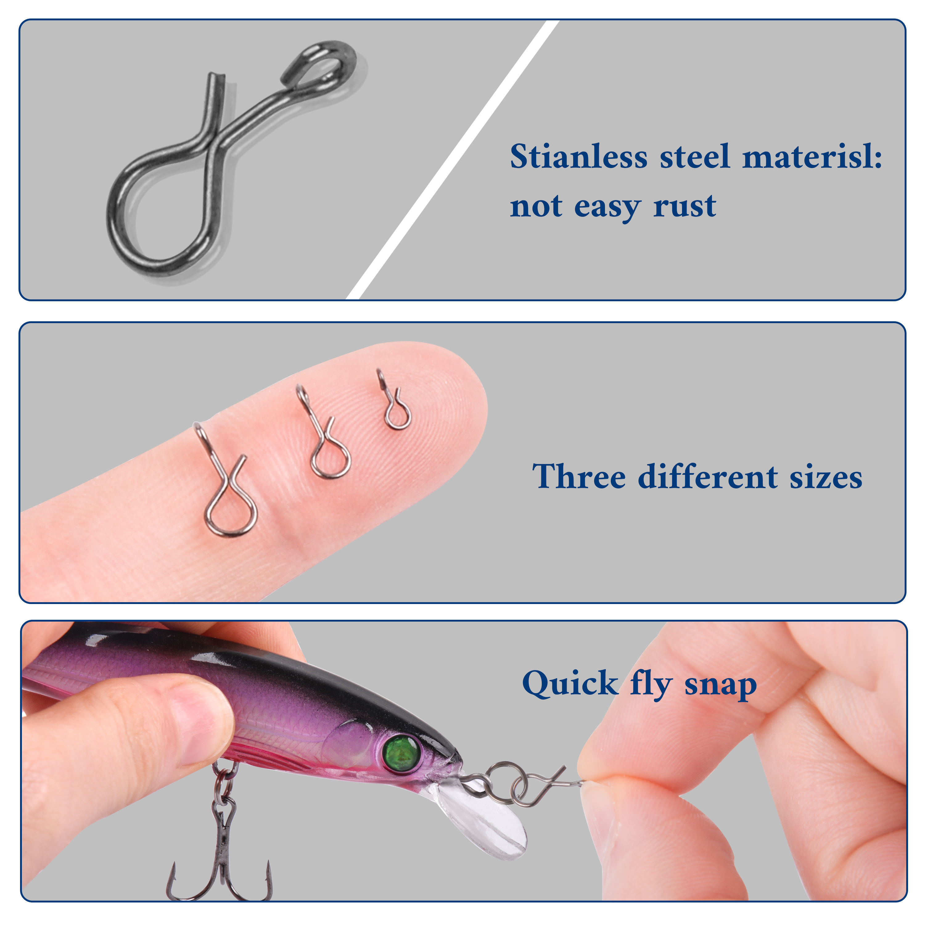 300pcs/box Saltwater Quick Cha - Fishing Lure Making Kit avaliação e preço