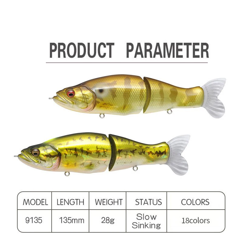 Swimbait Fishing Lure 135mm 31 - Fishing Lure Popper avaliação e preço