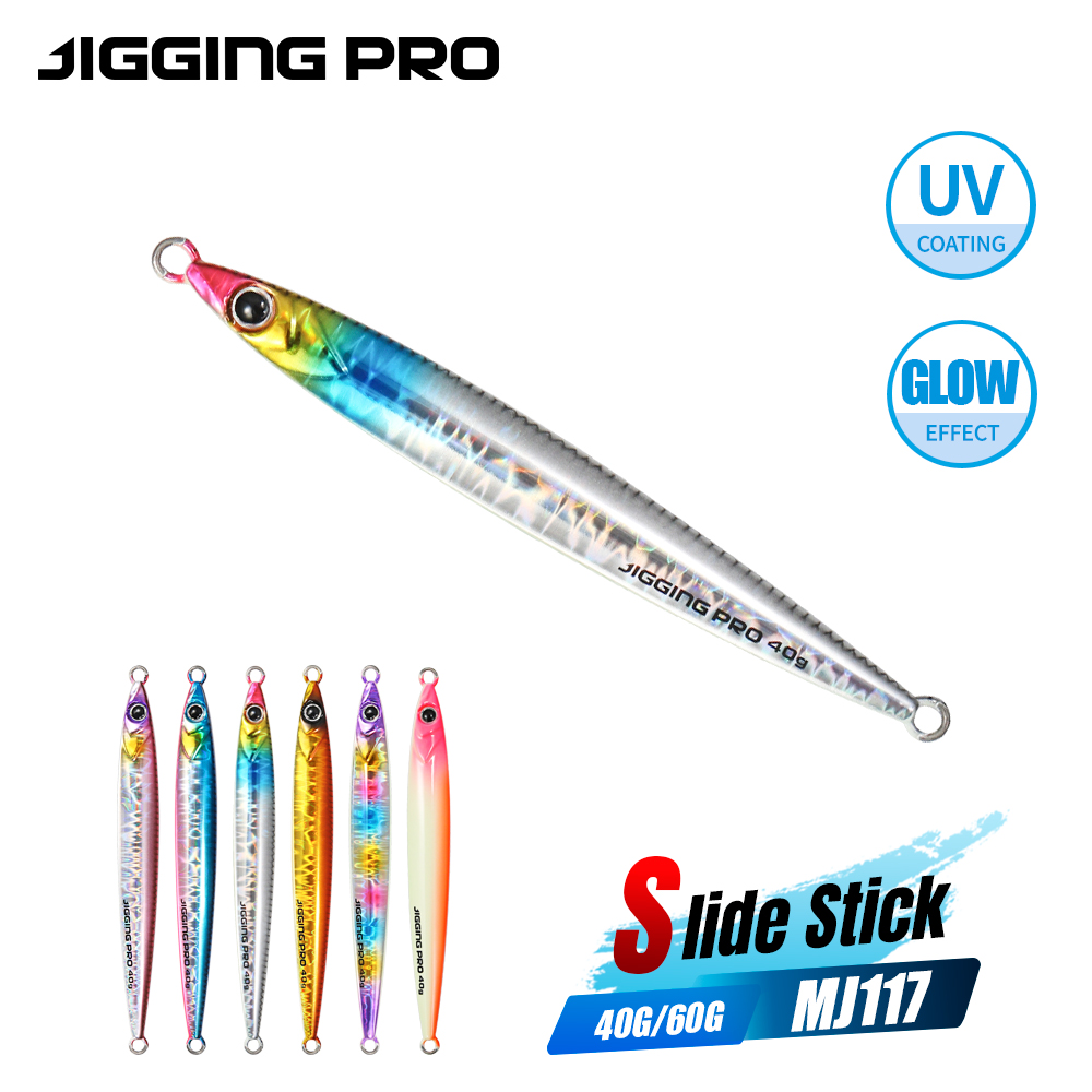 JIGGING PRO 40g 60g Slide Stic - Fishing Lure Buzzbait avaliação e preço