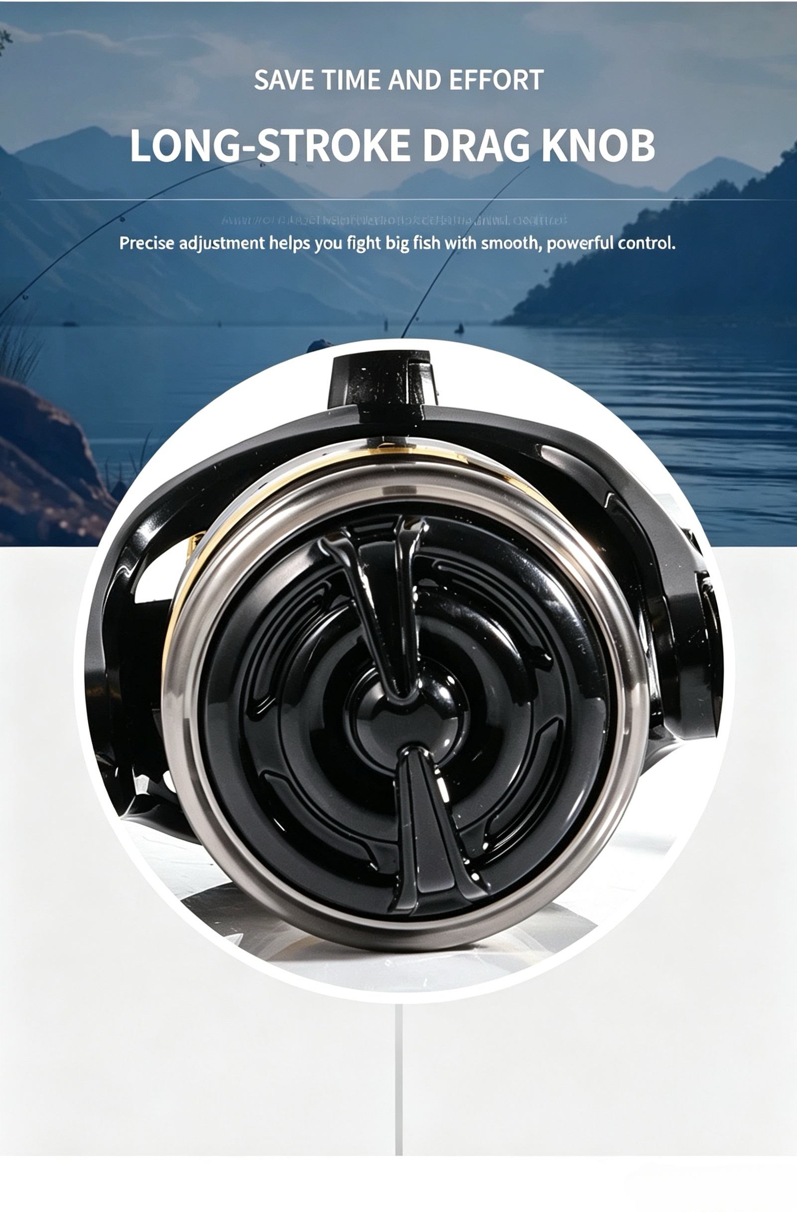 Full Metal Spinning Reel, Long - Fishing Lure Accessories avaliação e preço