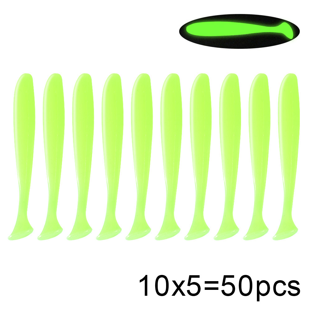 QXO 50 Pcs/Lot Swimbait Soft L - Fishing Lure Soft Plastic avaliação e preço