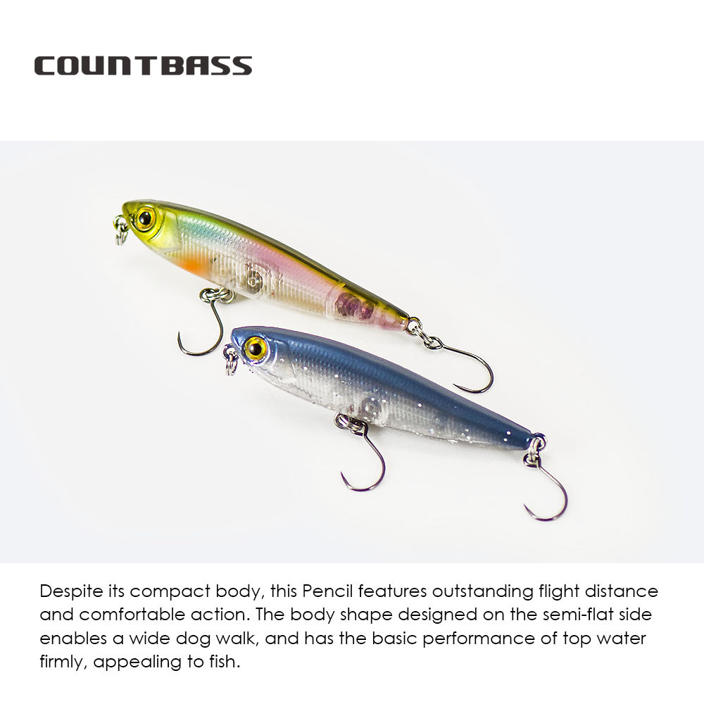 COUNTBASS Wobbler Topwater 55m - Fishing Lure Topwater avaliação e preço