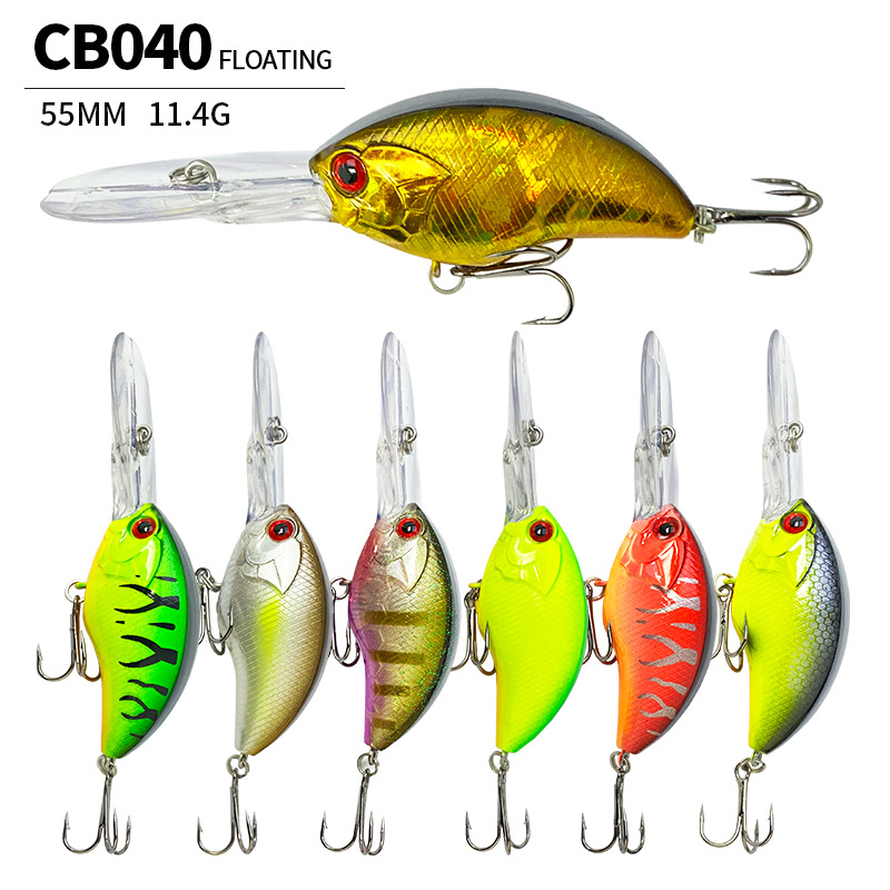 55MM 11.4G Crankbait Fishing L - Fishing Lure Jerkbait avaliação e preço