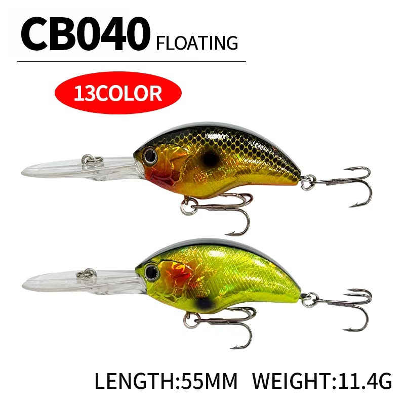 55MM 11.4G Crankbait Fishing L - Fishing Lure Jerkbait avaliação e preço