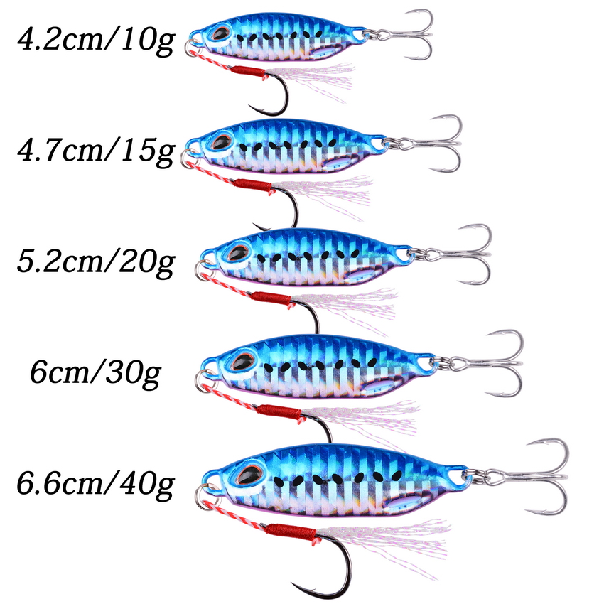 Jigs 10g 15g 20g 30g 40g Fishi - Fishing Lure Spinnerbait avaliação e preço