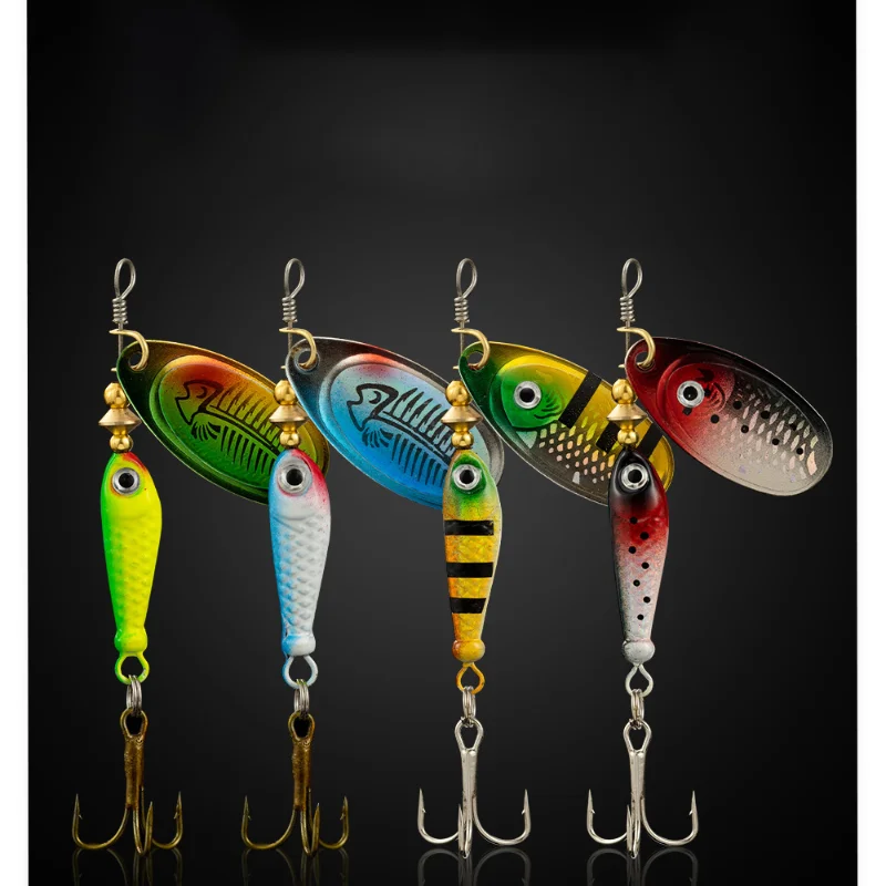 9.1g 7cm Sequins Iscas Artific - Fishing Lure Spinnerbait avaliação e preço