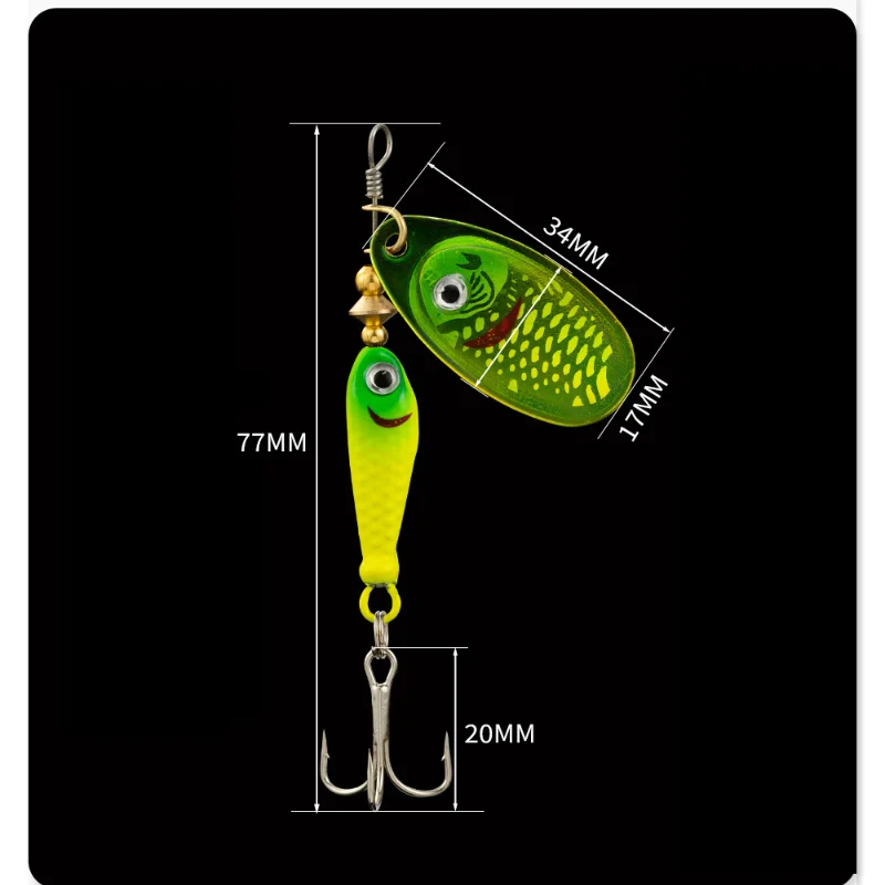 9.1g 7cm Sequins Iscas Artific - Fishing Lure Spinnerbait avaliação e preço