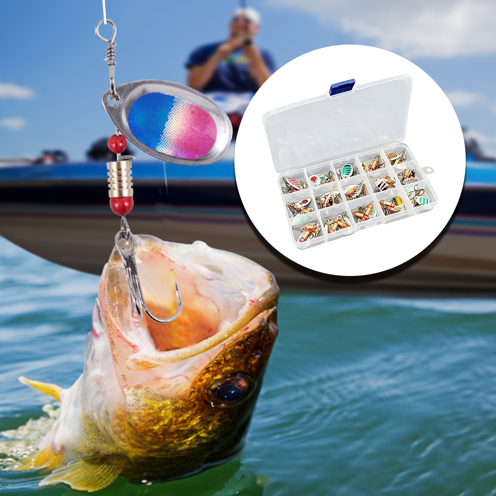 30pcs Metal Spoon Spinner Fish - Fishing Lure Spoon avaliação e preço