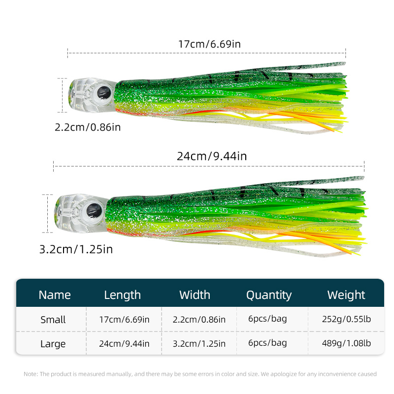 ShareShark 6pcs/bag 17/24cm Tr - Fishing Lure Buzzbait avaliação e preço